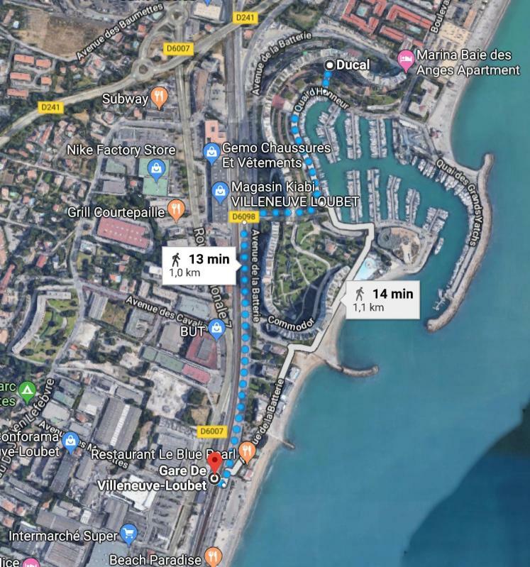 Apartamento Dream French Riviera - Fame Marina Baie Des Anges Villeneuve-Loubet Exterior foto